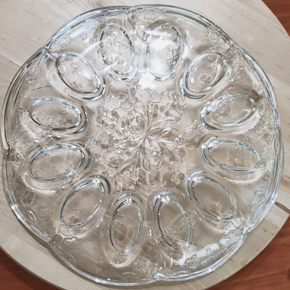Vintage Deviled Egg Platter - Picture 3 of 6